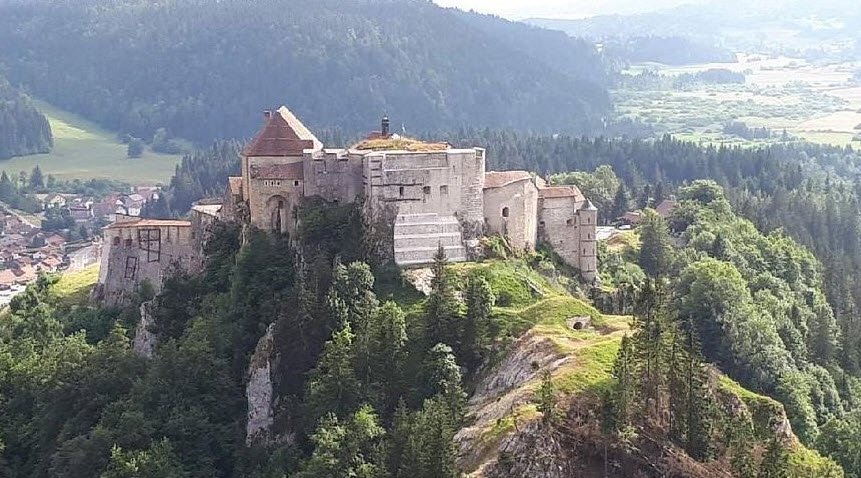 Château de Joux, La Cluse-et-Mijoux, France